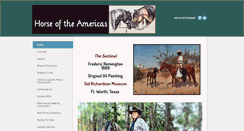 Desktop Screenshot of horseoftheamericas.com