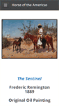 Mobile Screenshot of horseoftheamericas.com